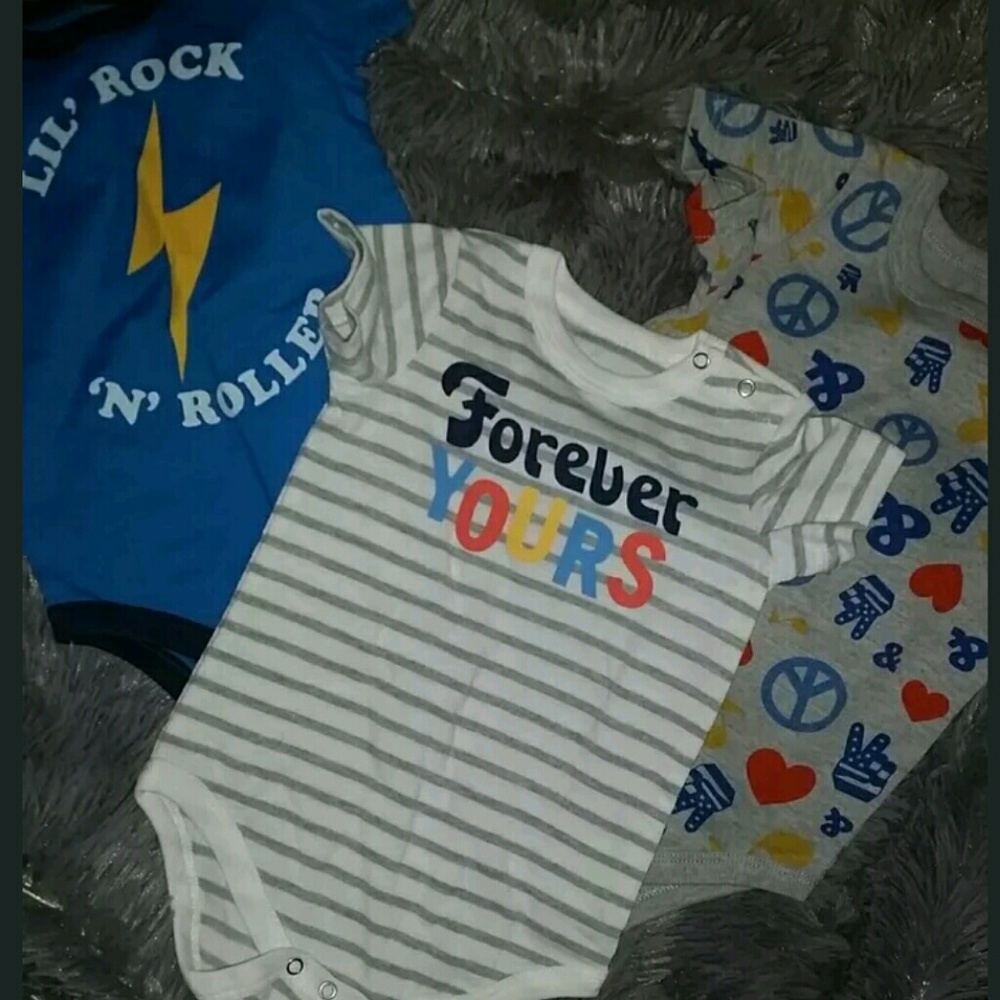 Junk Food Baby Boy Bodysuits NWOT